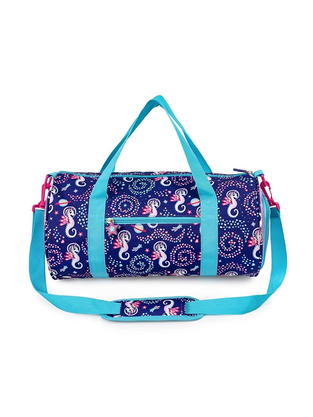 Mor Ayris Çocuk Spor Çantası Ayakkabı Bölmeli Ayarlanabilir Askılı-2