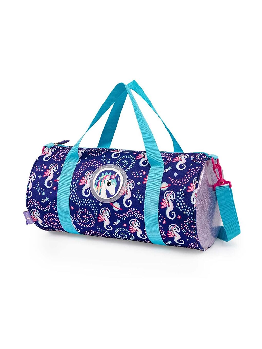 Mor Ayris Çocuk Spor Çantası Ayakkabı Bölmeli Ayarlanabilir Askılı-4