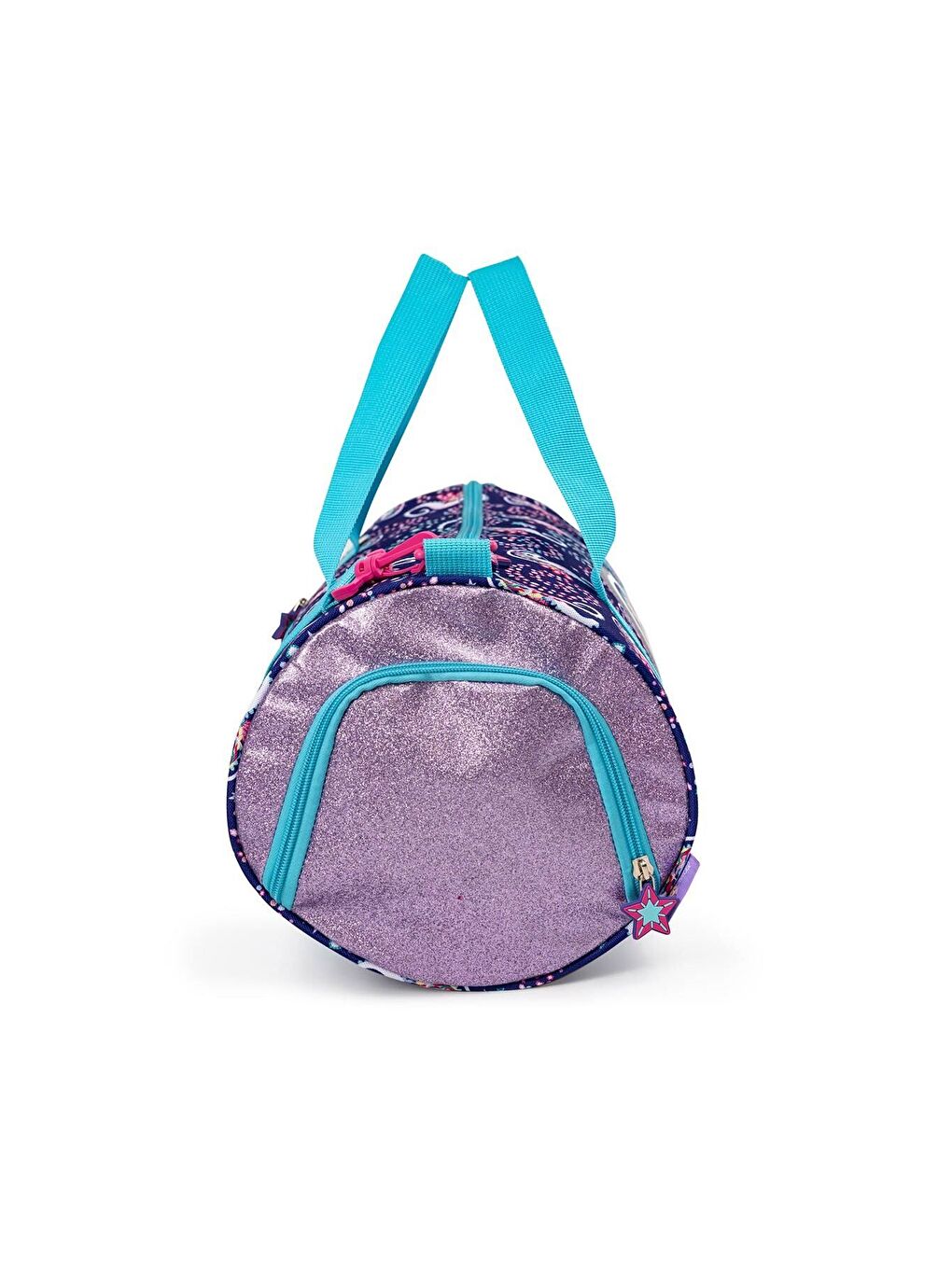 Mor Ayris Çocuk Spor Çantası Ayakkabı Bölmeli Ayarlanabilir Askılı-5