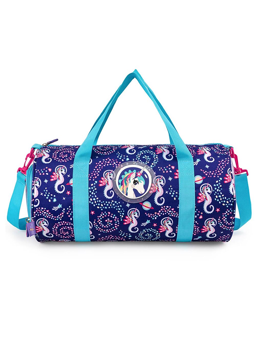 Mor Ayris Çocuk Spor Çantası Ayakkabı Bölmeli Ayarlanabilir Askılı-8