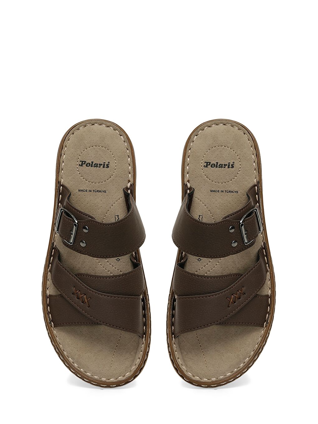 408069.M5FX Kahverengi Erkek Terlik-3