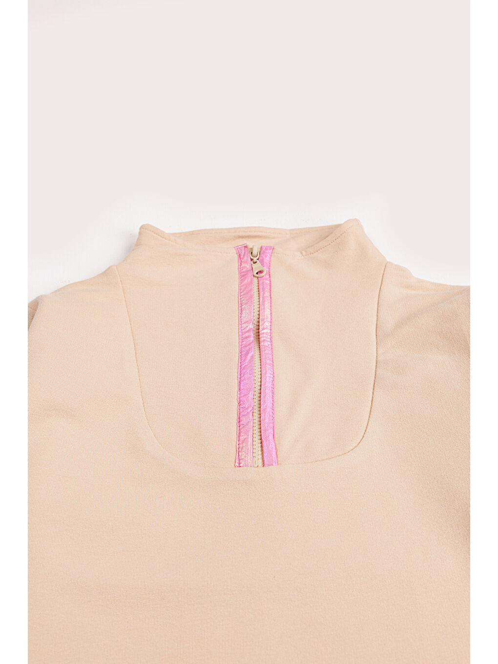 Yeşil Kız Çocuk 2'li Paket Basic Sweatshirt-6