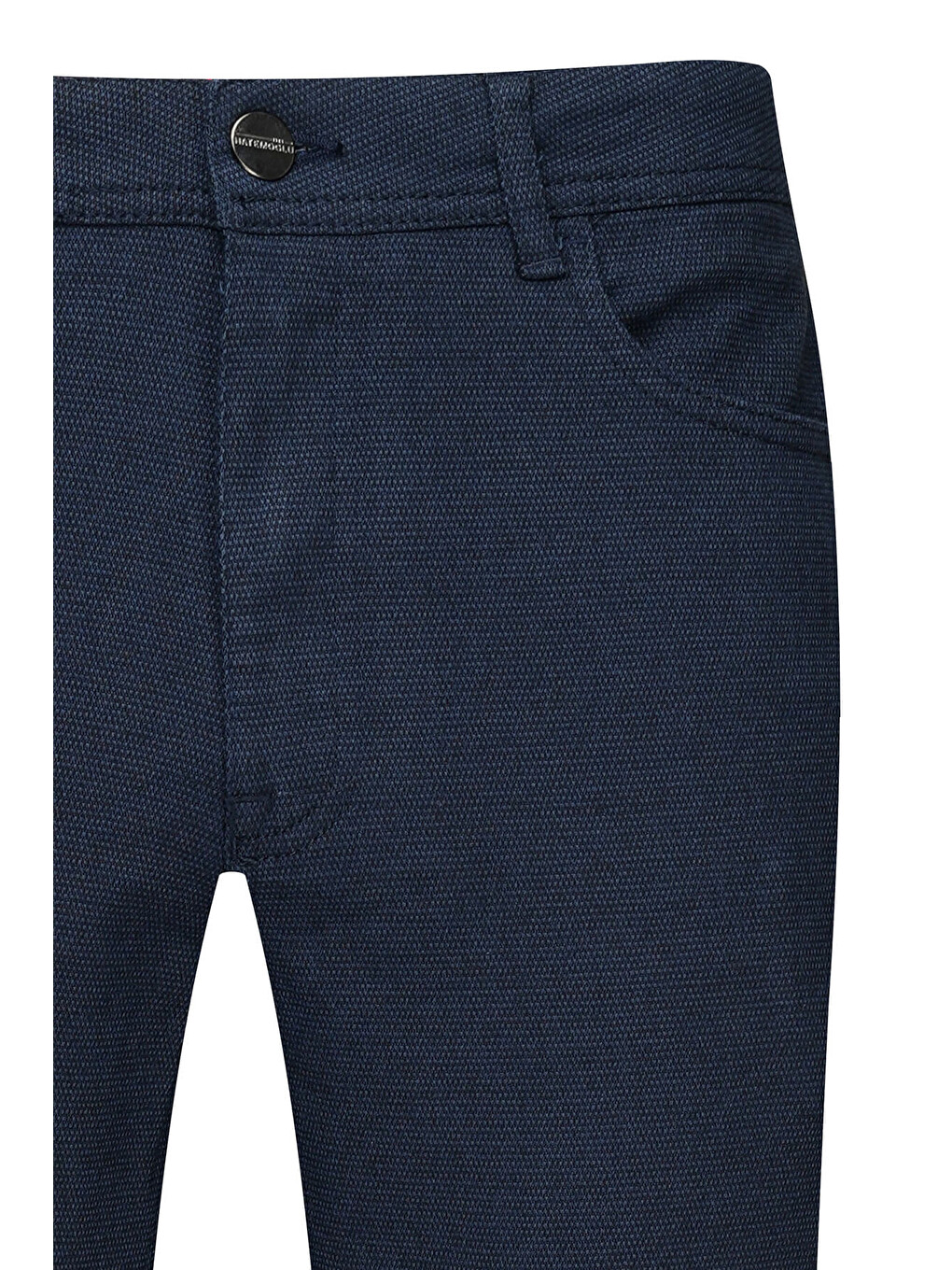 Lacivert Regular Fit 5 Cep Pamuklu Pantolon-1