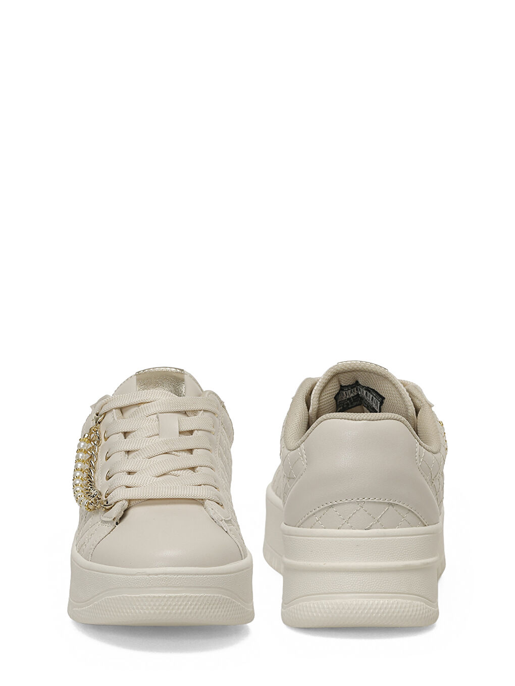 CATHY W 6FX Bej Kadın Sneaker-4