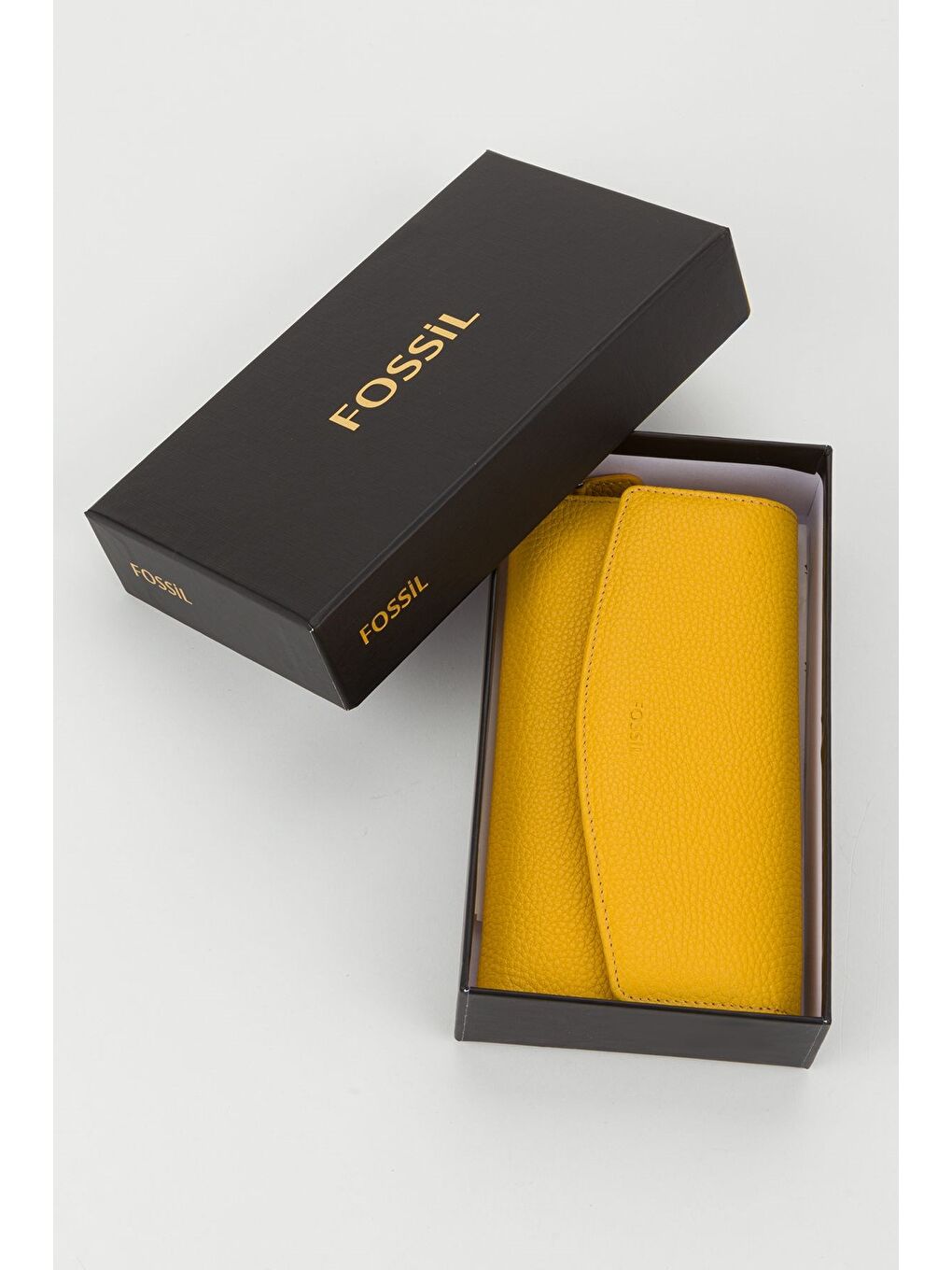 Sarı Kutulu Hakiki Deri Mürdüm Büyük Boy Kadın El Portföyü Kartlık Cüzdan-7