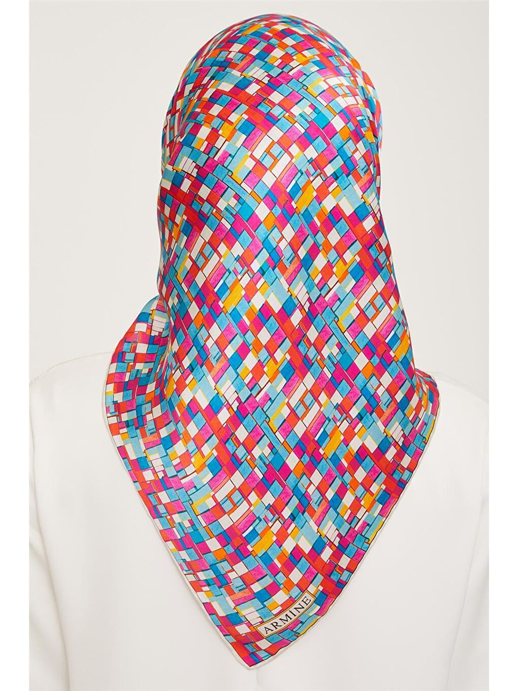 Pembe Sura İpek Eşarp 23Ka9004 28-3