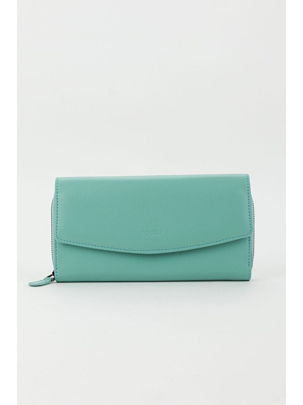 Turkuaz Kutulu Hakiki Deri Mürdüm Büyük Boy Kadın El Portföyü Kartlık Cüzdan-6