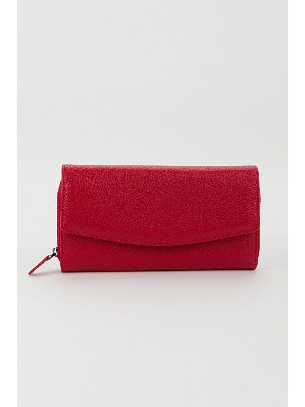 Kırmızı Kutulu Hakiki Deri Mürdüm Büyük Boy Kadın El Portföyü Kartlık Cüzdan-5