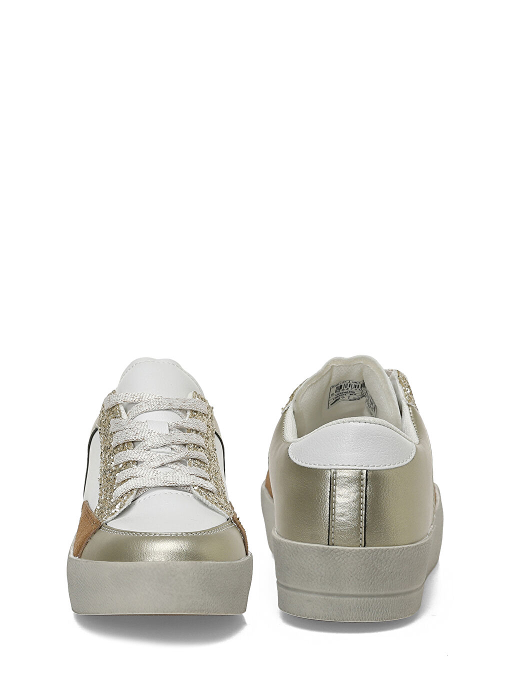 Sarı 26S-994 6FX Altın Kadın Sneaker-4