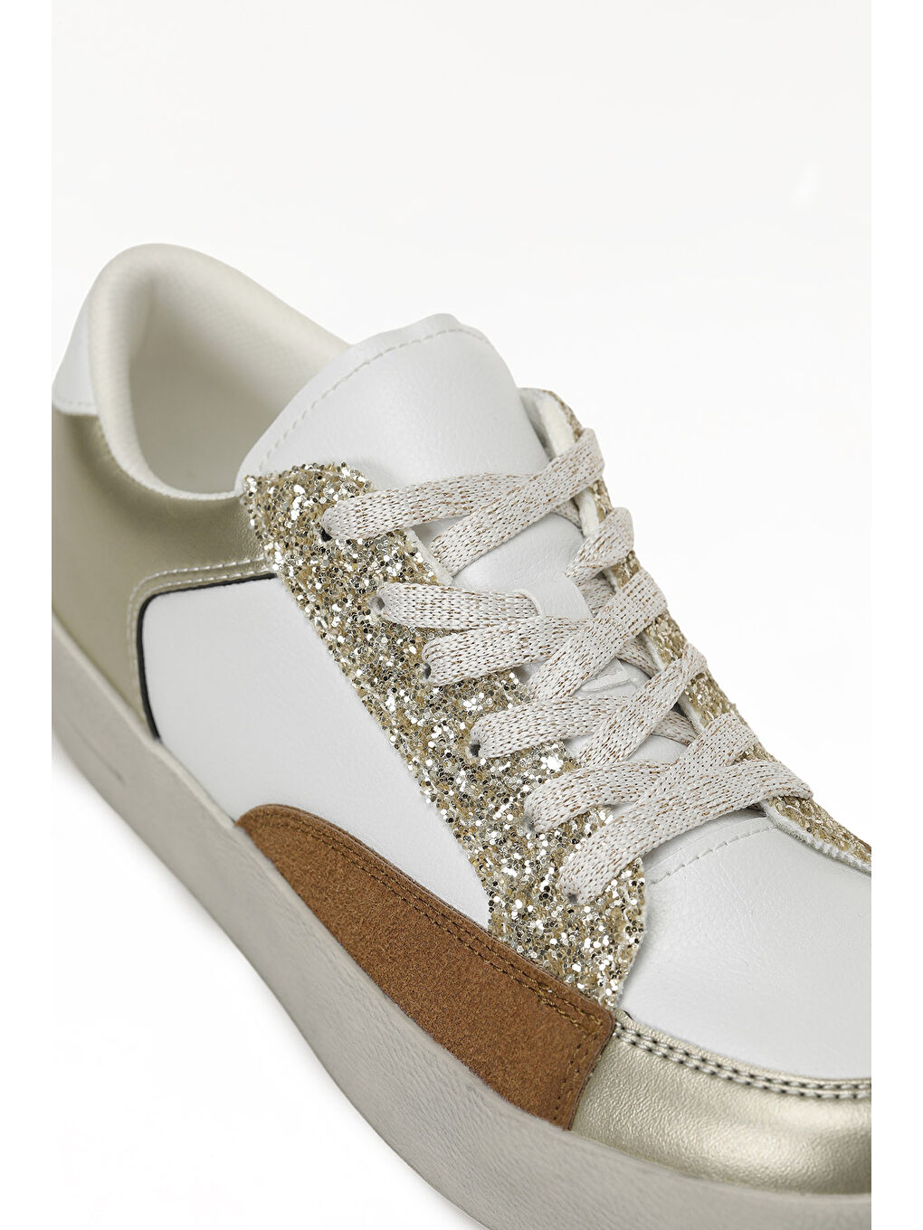 Sarı 26S-994 6FX Altın Kadın Sneaker-6