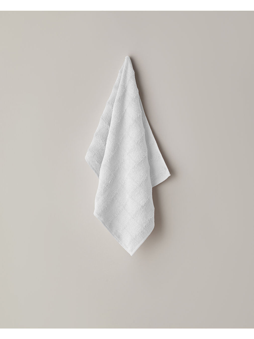 Bubble Pamuk Yüz Havlusu 50x80 cm Ekru