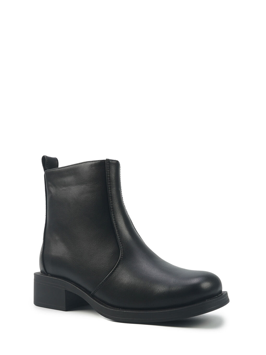 INT1225K200-KRK 5PR Siyah Kadın Düz Bot-1