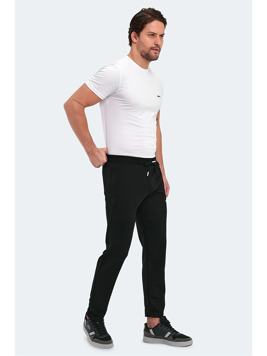 OMIROS IN Erkek Eşofman Altı Siyah-4