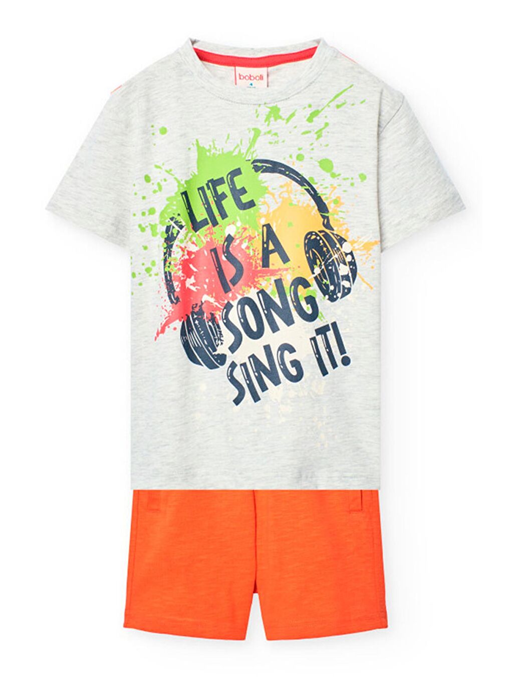 Kırmızı Erkek Çocuk 2'li Set