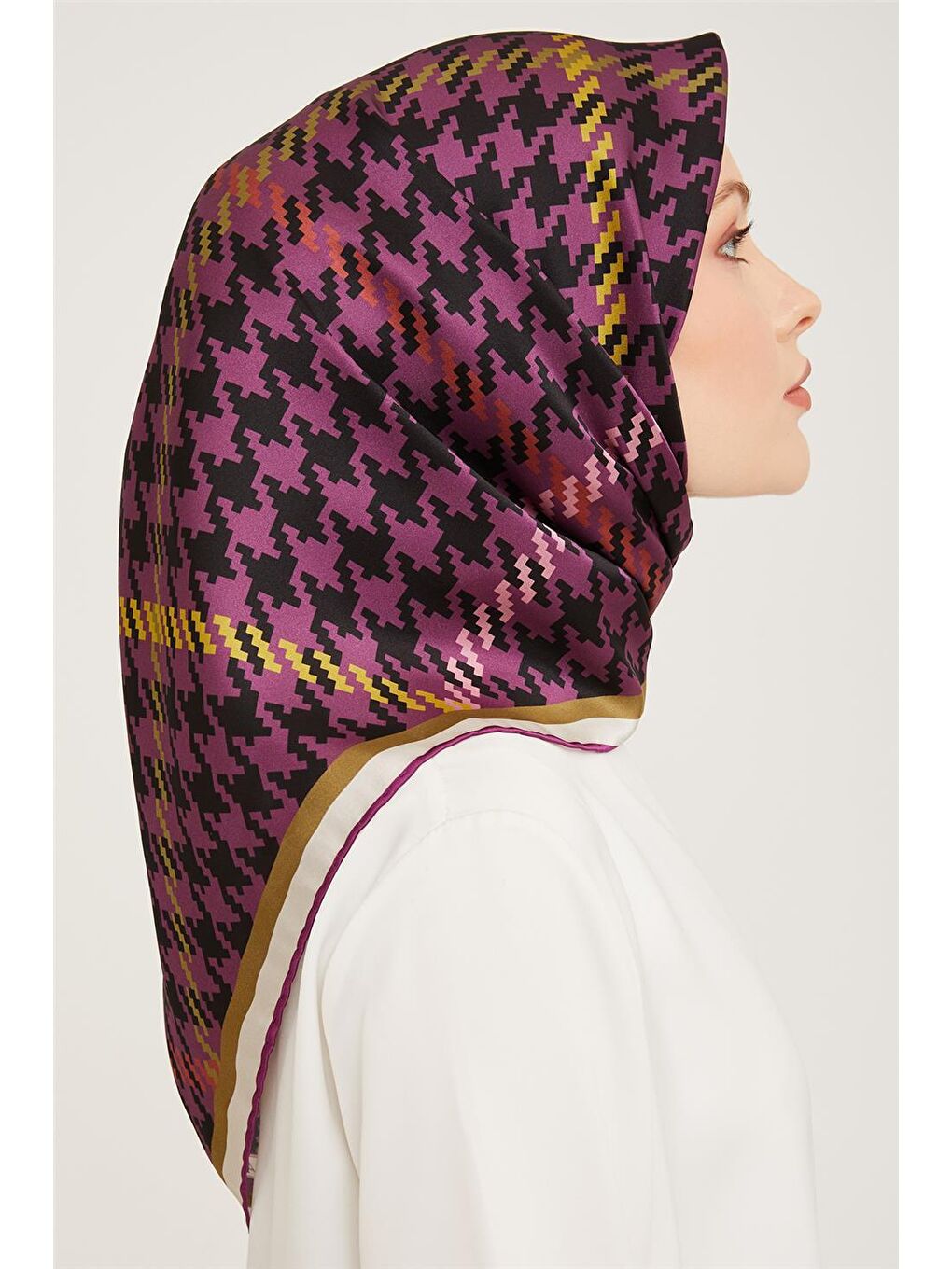 Mor Sura İpek Eşarp 23Ka9000 55-1