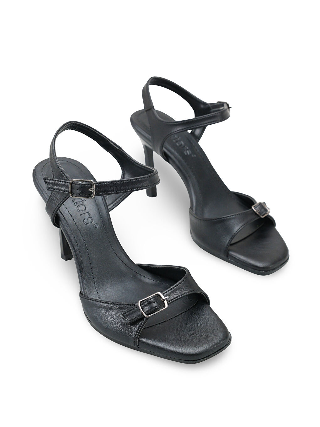 Siyah Maggie Günlük Ortopedik Kadın Klasik Topuklu Ayakkabı