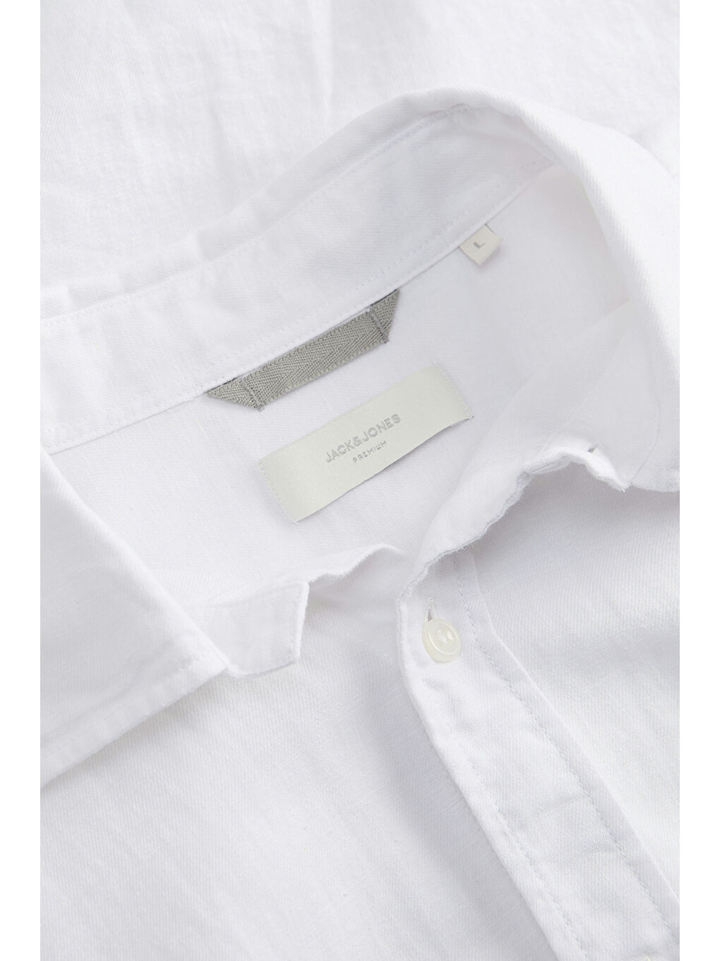 Beyaz Premium Jprccmaze Pamuklu Regular Fit Uzun Kollu Gömlek 12274916-2