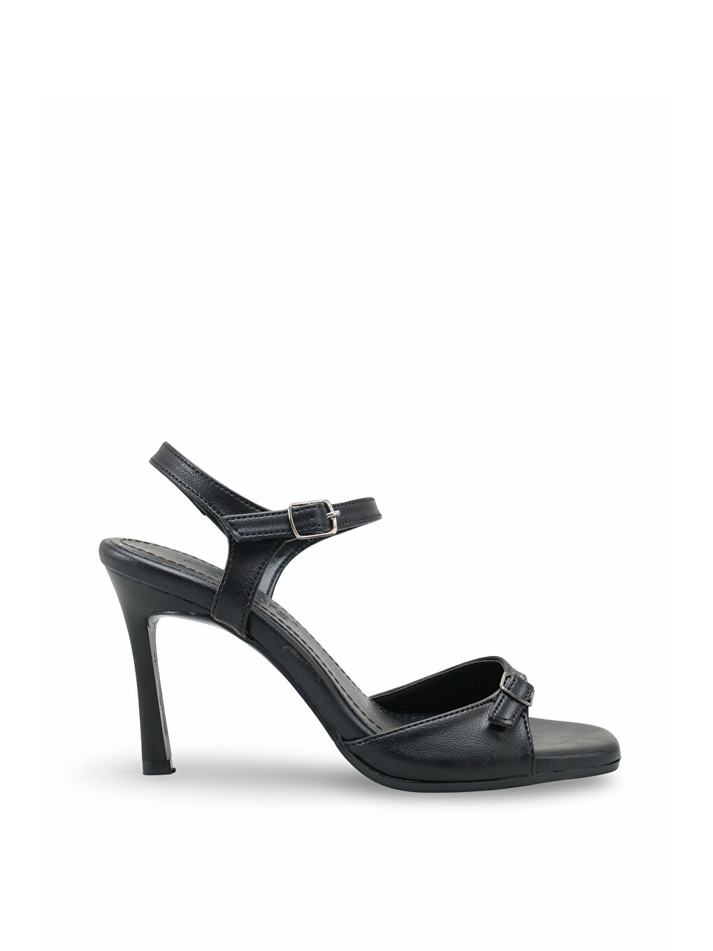 Siyah Maggie Günlük Ortopedik Kadın Klasik Topuklu Ayakkabı-1