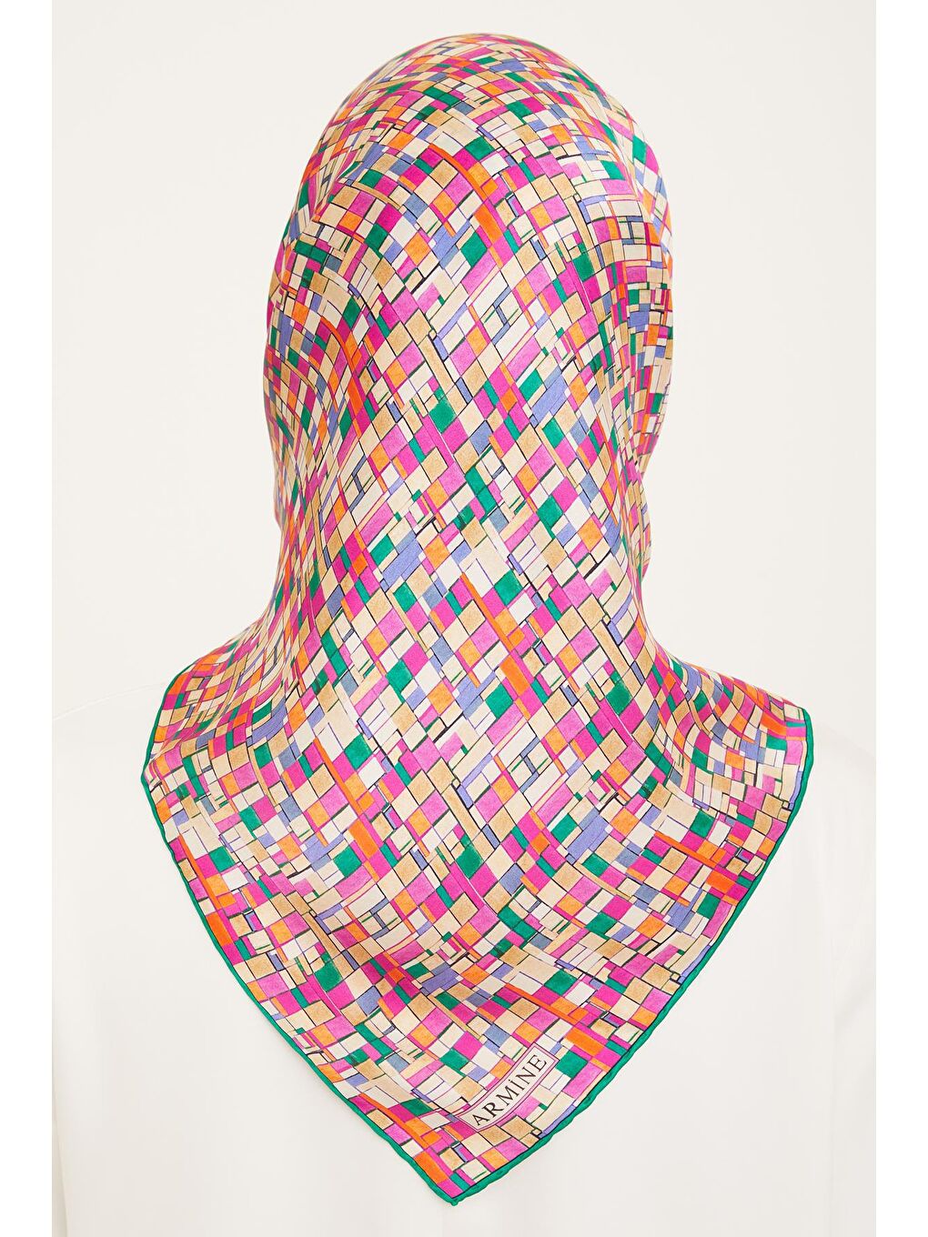 Pembe Twill İpek Eşarp 23Ka9004 38-3