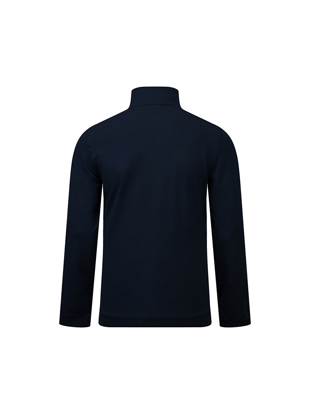 Lacivert Regular Fit Yarım Balıkçı Yaka Fermuarlı Sweatshirt-2