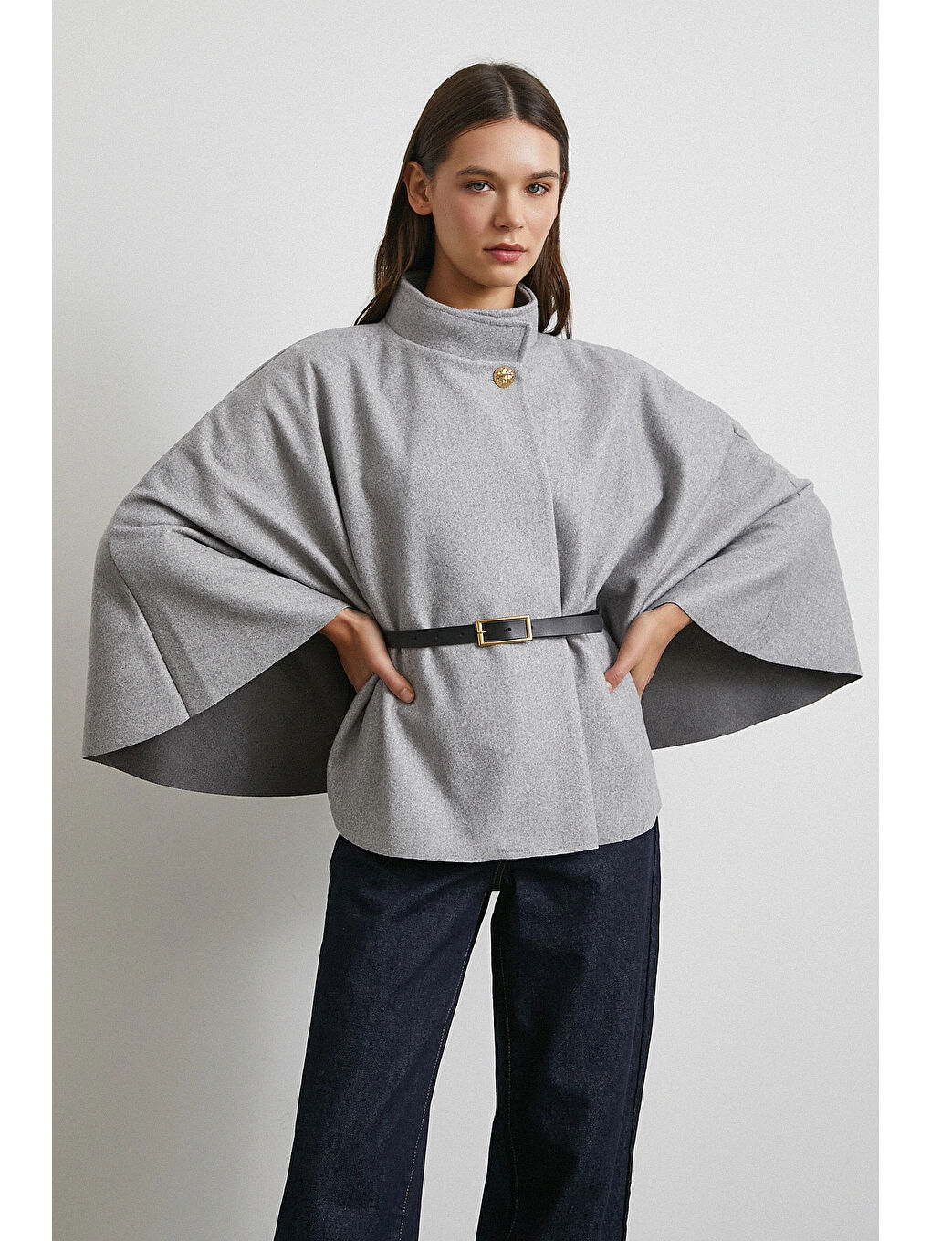 Kemer Kaşe Panço Gri-1