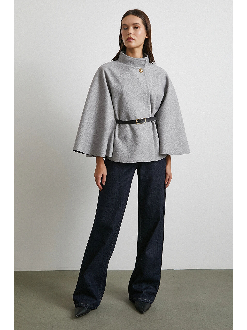 Kemer Kaşe Panço Gri-3