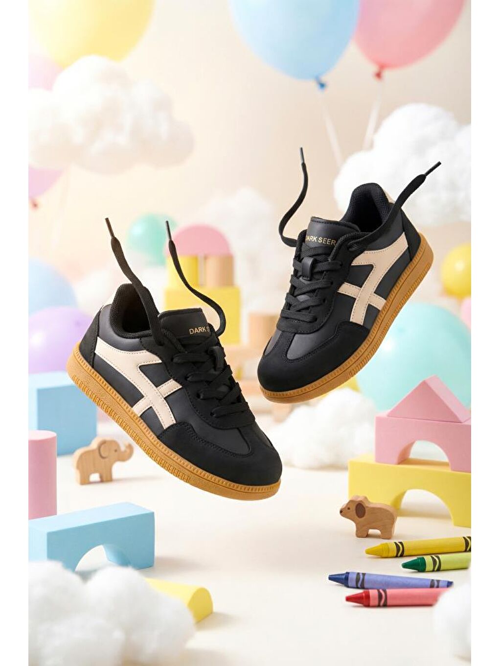 Siyah Kids DS RUBY Sneaker Günlük Spor Ayakkabı 2025 Çocuk-2