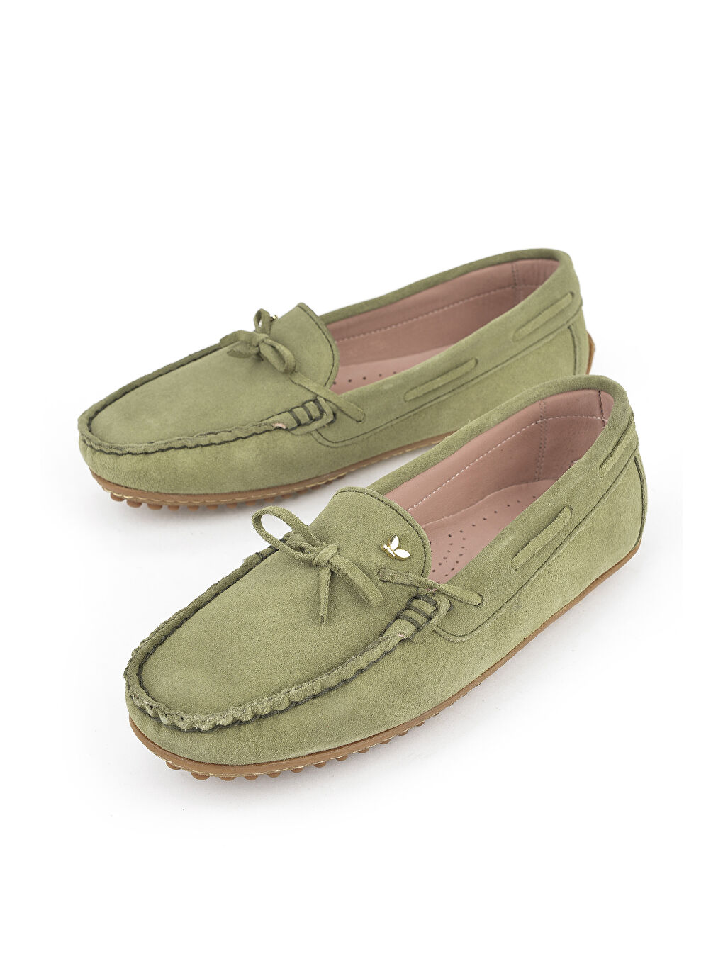 Kadın Hakiki Deri Ayakkabı 1511007ZZ2001 Yeşil-4