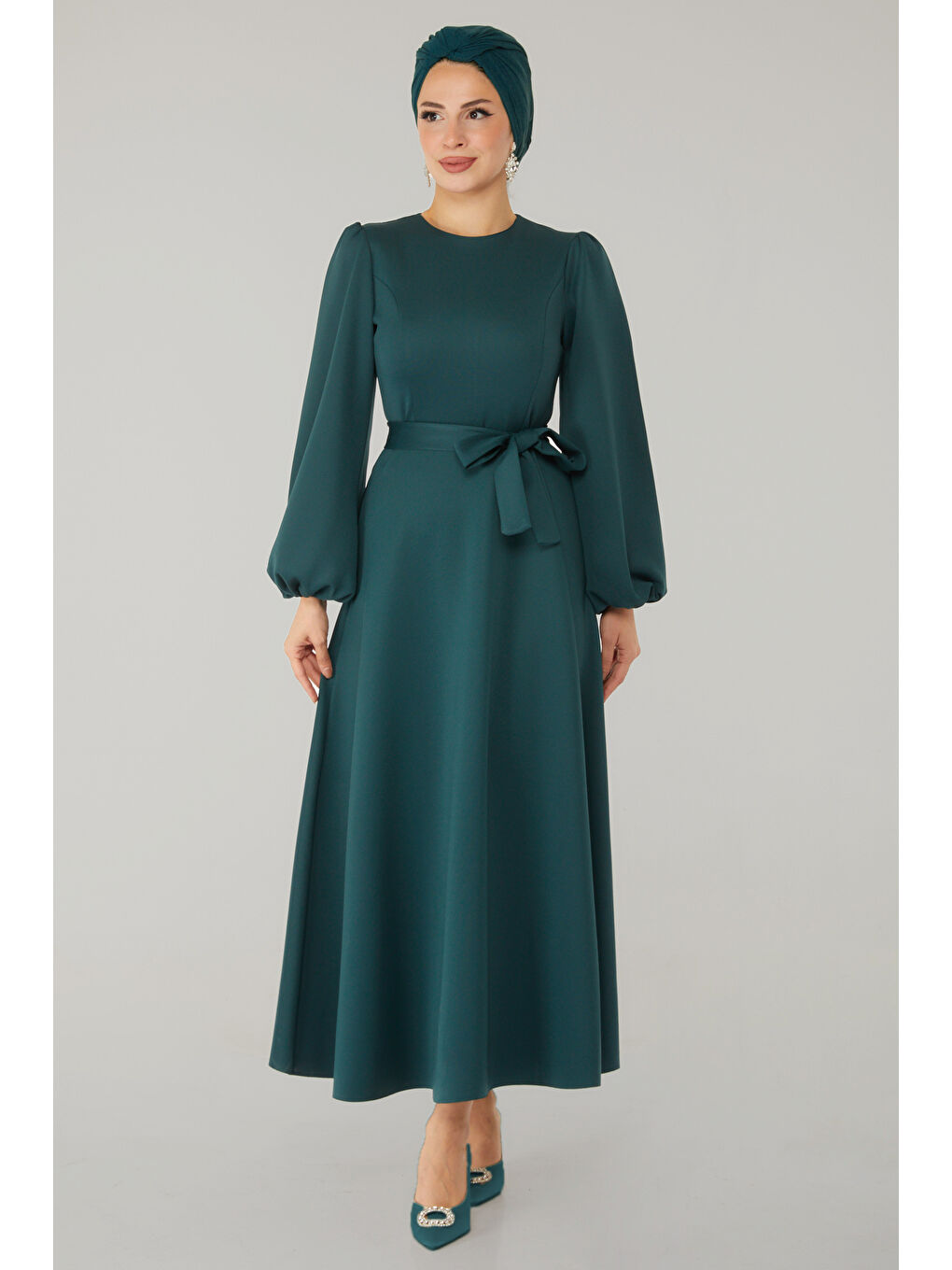 Yeşil Elbise Zümrüt - 24067