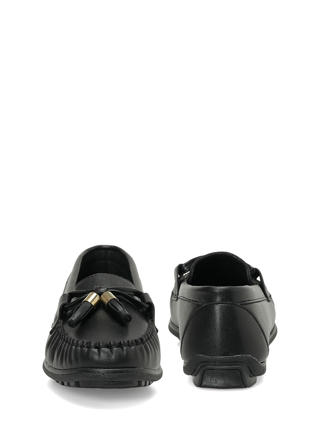 25K-2206 Siyah Kadın Loafer-4