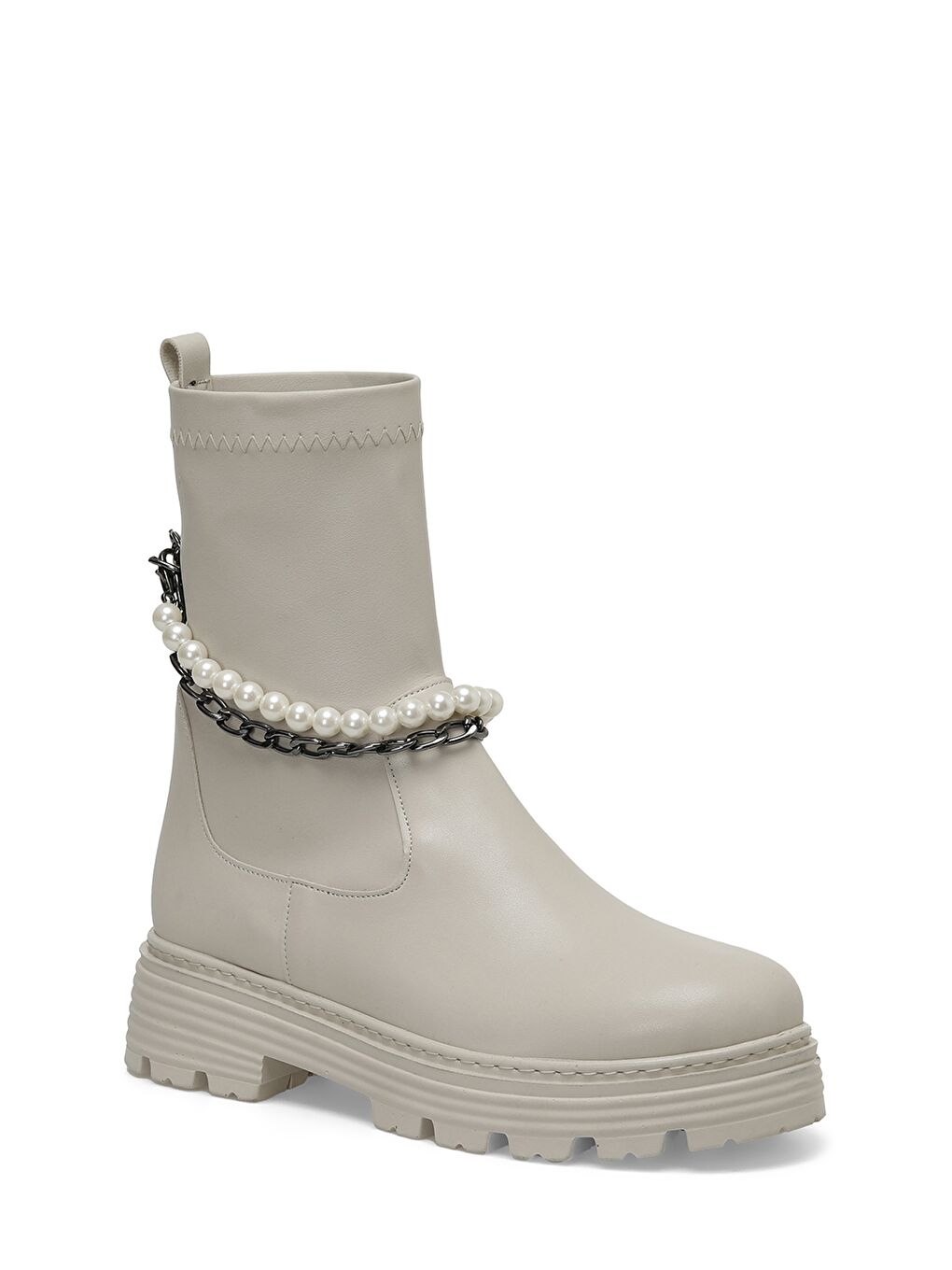 BRIYA 3PR Bej Kadın Bot-1