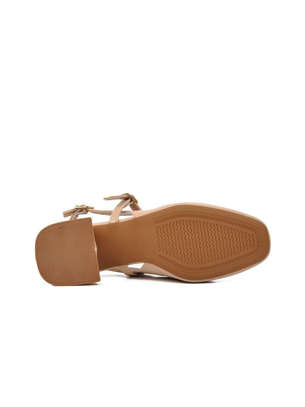Bej Nude Kadın Sandalet 519015-4