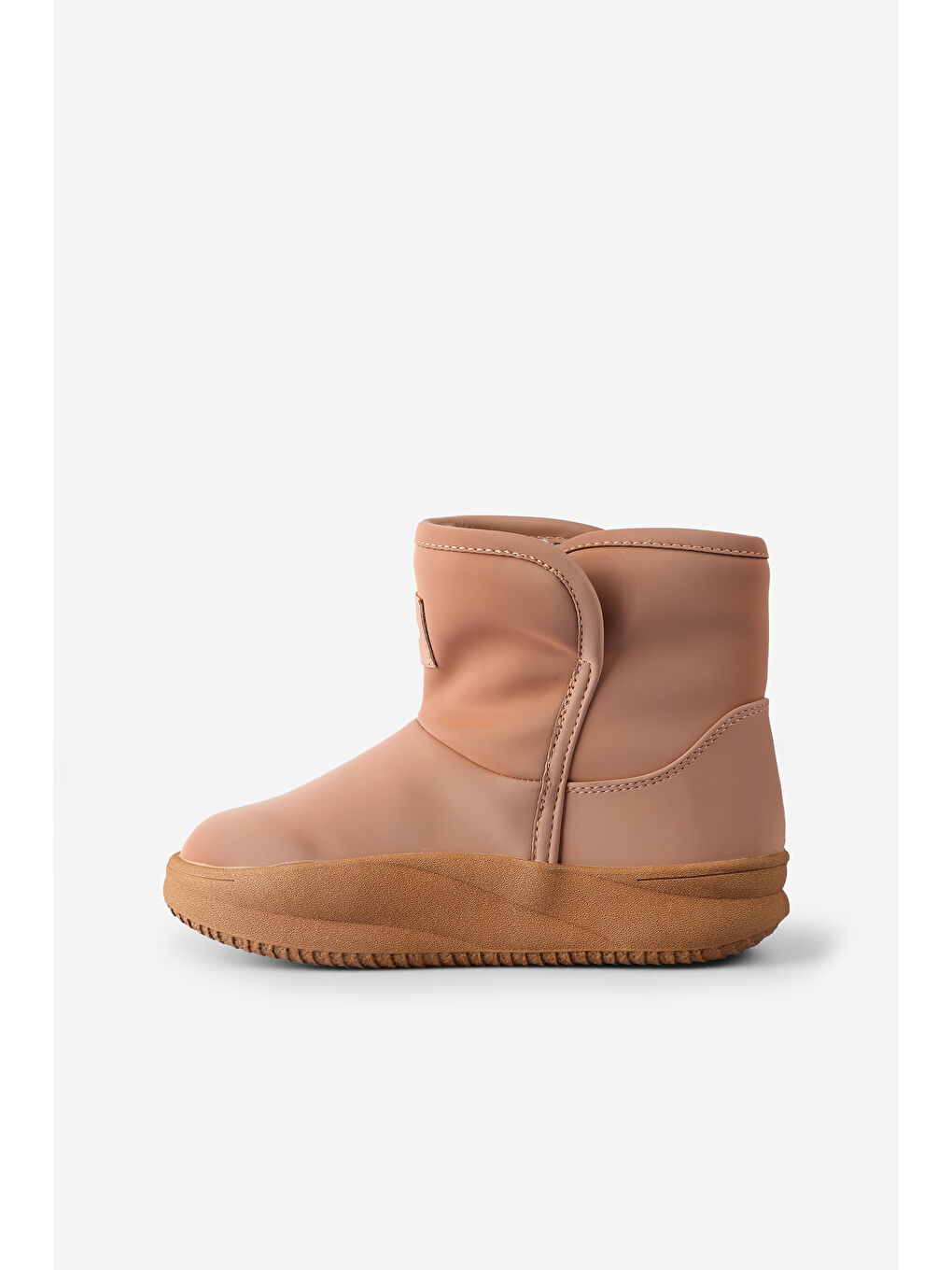 Kahverengi Pak Kürklü Kız Çocuk Camel Çizme-1