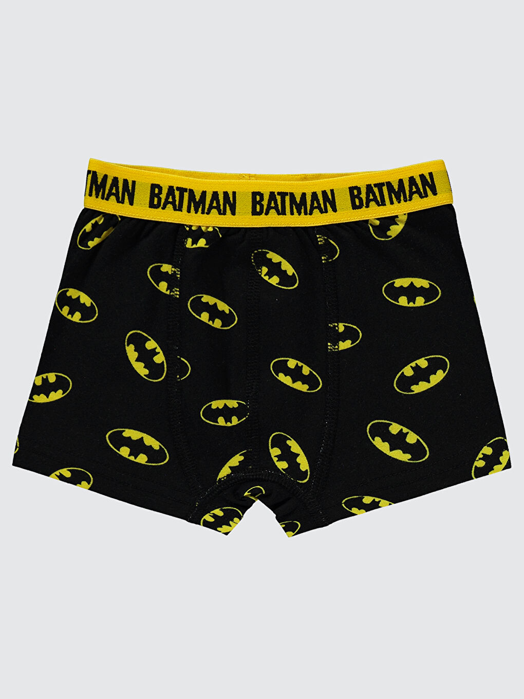 Batman Erkek Çocuk 2'li Boxer Set 2-10 Yaş Sarı-2