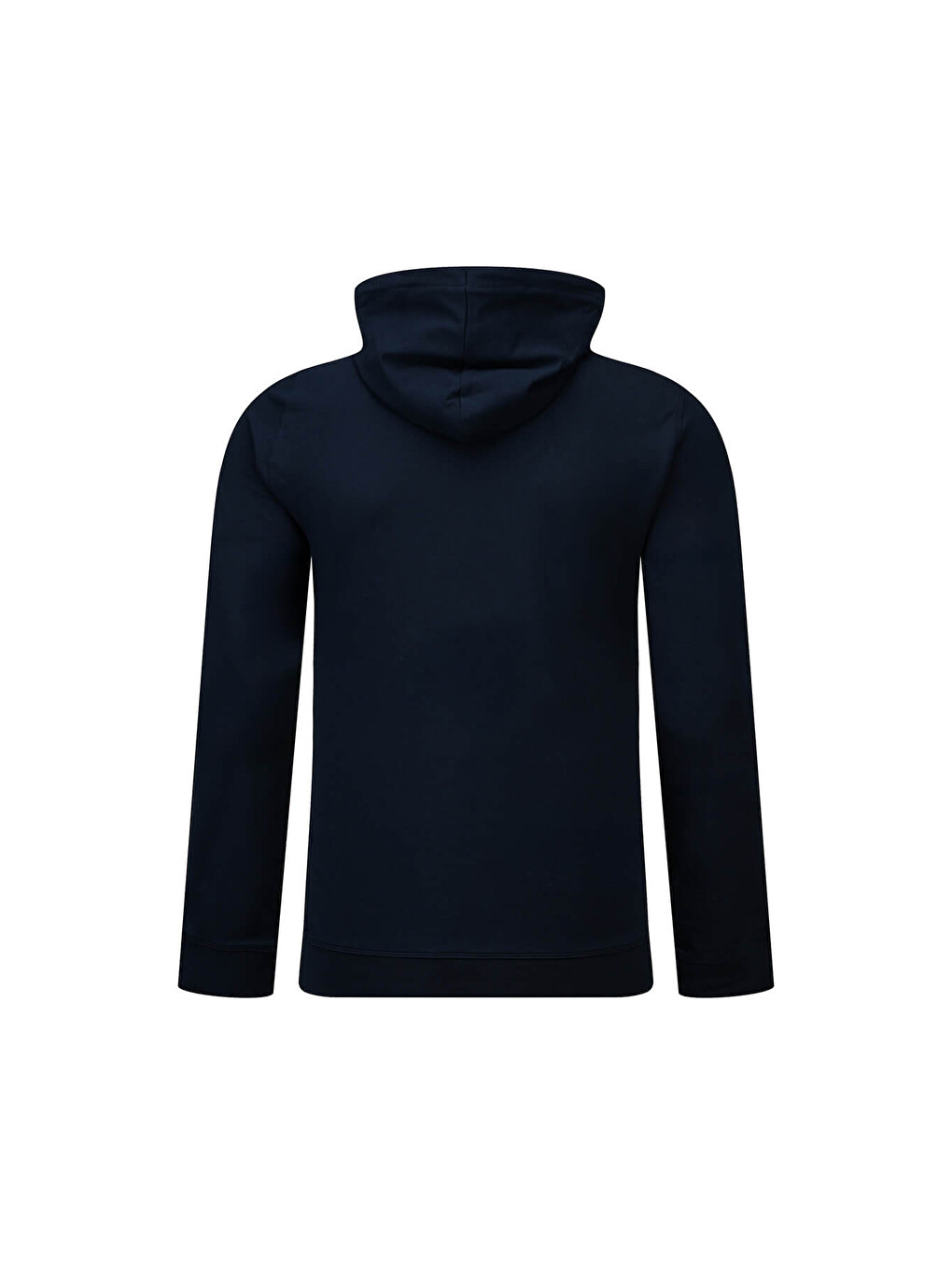 Lacivert Regular Fit Baskılı Kapüşonlu Sweatshirt-2