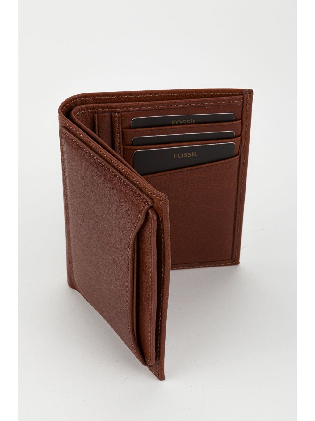 Kahverengi Kutulu Hakiki Deri Ekstra Kartlıklı Siyah Erkek El Portföyü Kartlık Cüzdan-1