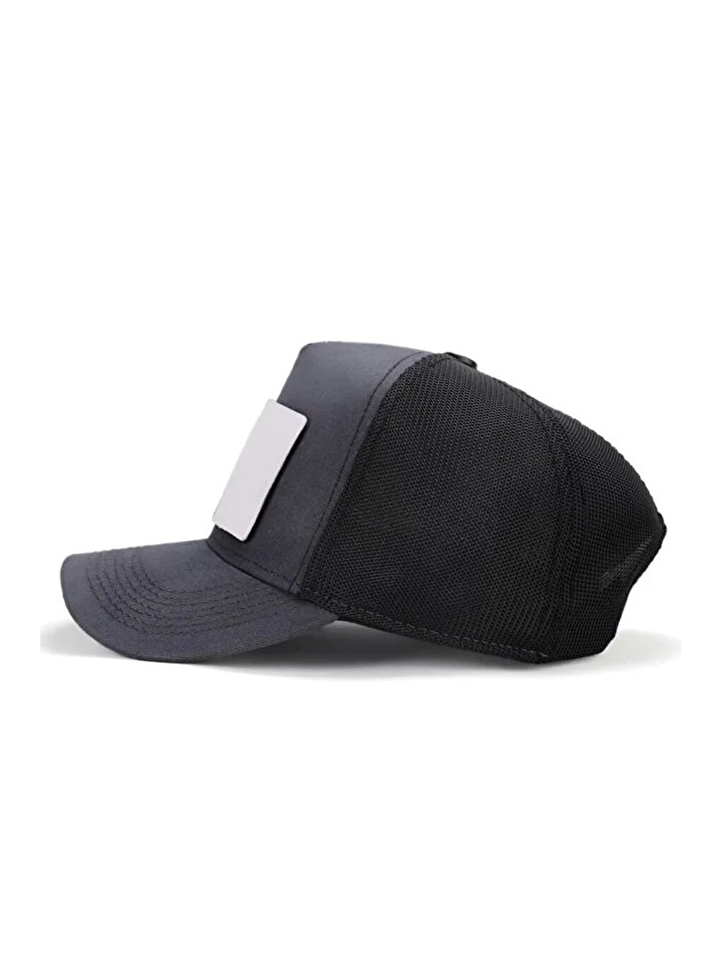 Limited Edition Logolu Antrasit-Siyah Trucker Şapka-2