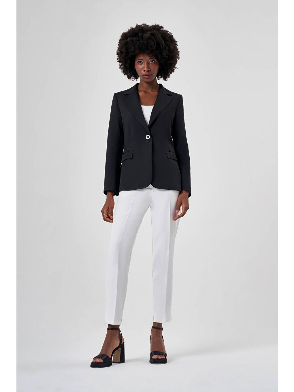 Basic Klasik Siyah Ceket-1