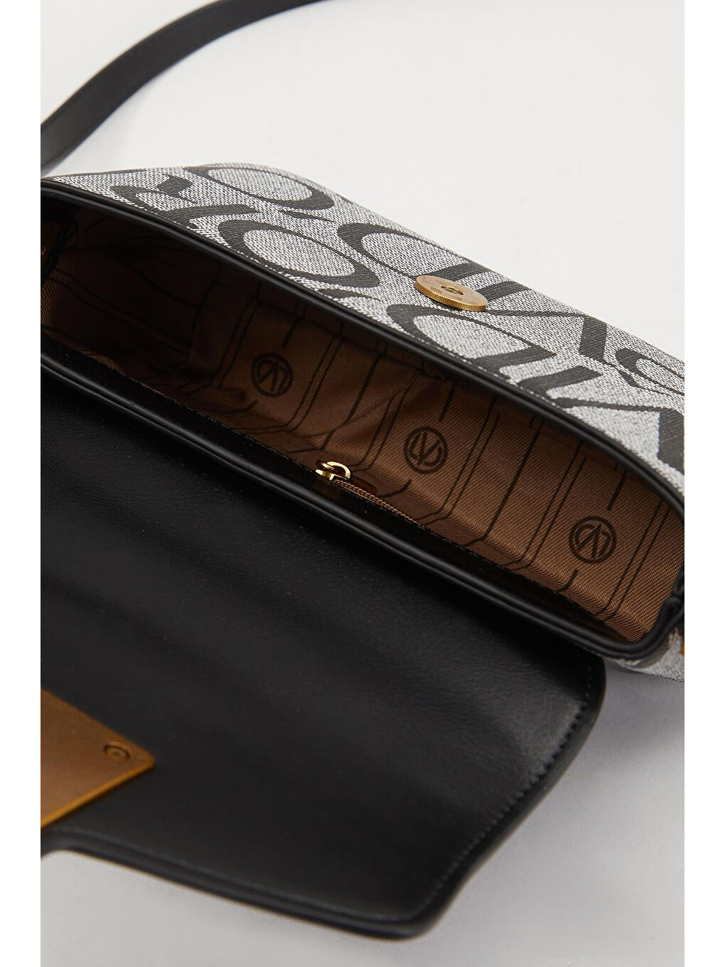 Tek Askı Çıtçıt Detay Çanta 930283 Siyah-4