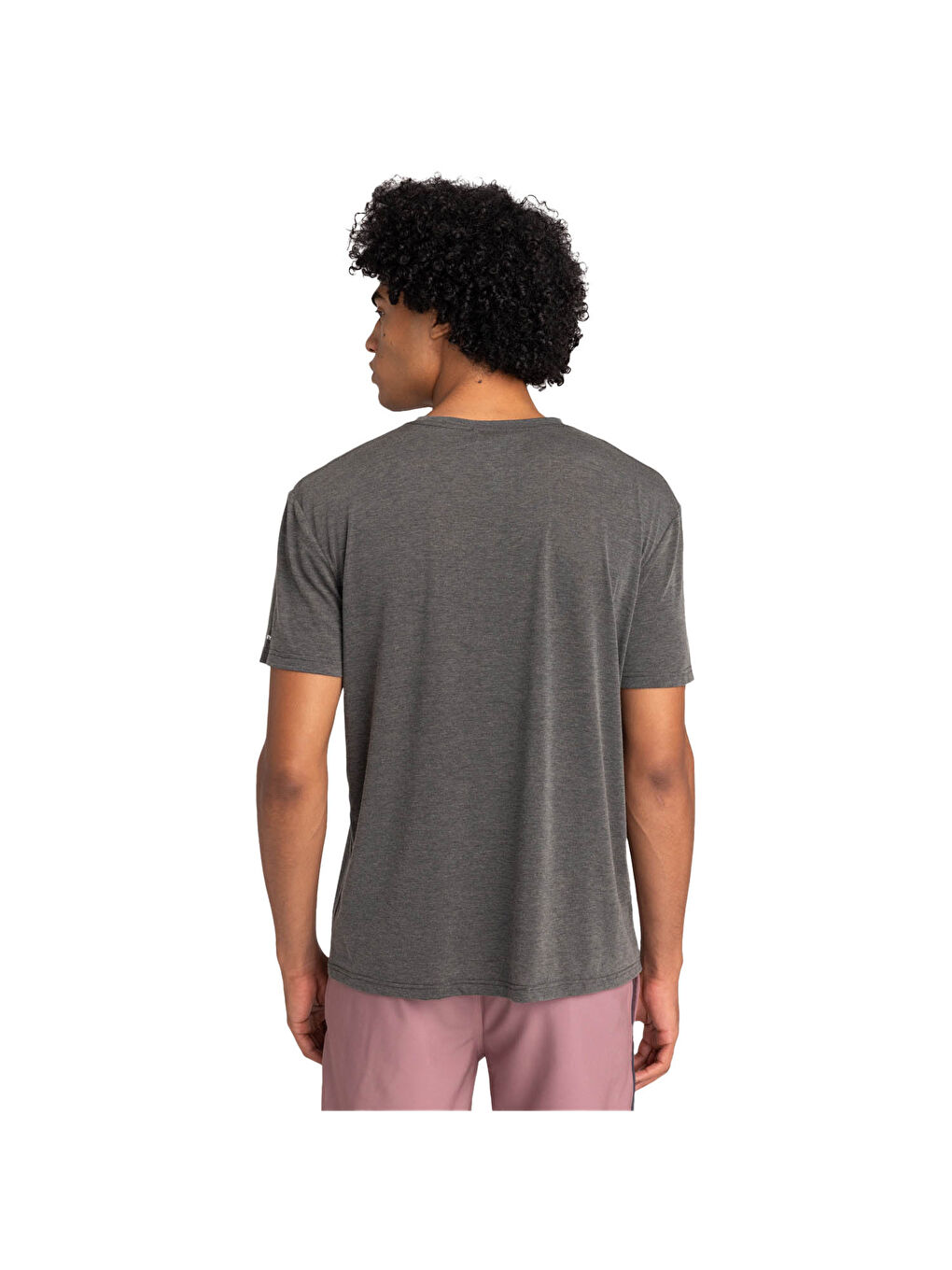 Siyah Coastal Run Erkek Gri Tişört-4