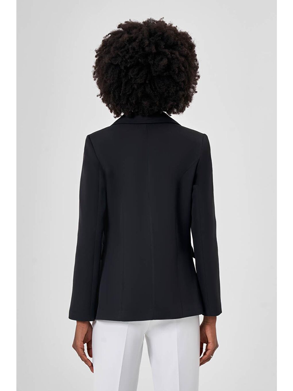 Basic Klasik Siyah Ceket-4