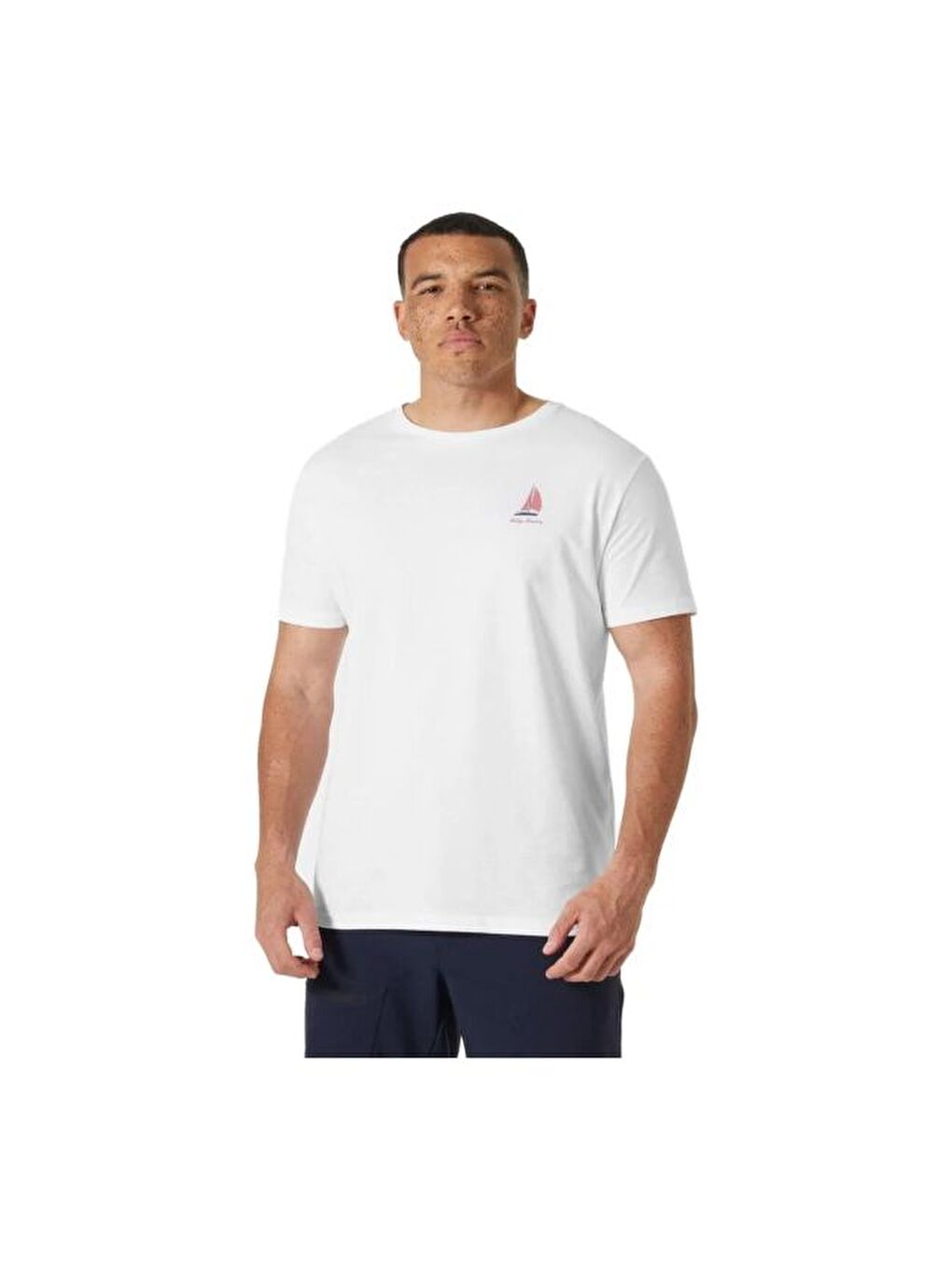 Beyaz Shoreline 3.0 Erkek %100 Pamuk Tişört HHA.54601-2