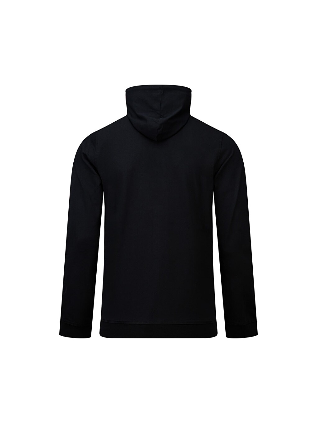 Siyah Regular Fit Pamuklu Kapüşonlu Sweatshirt-2