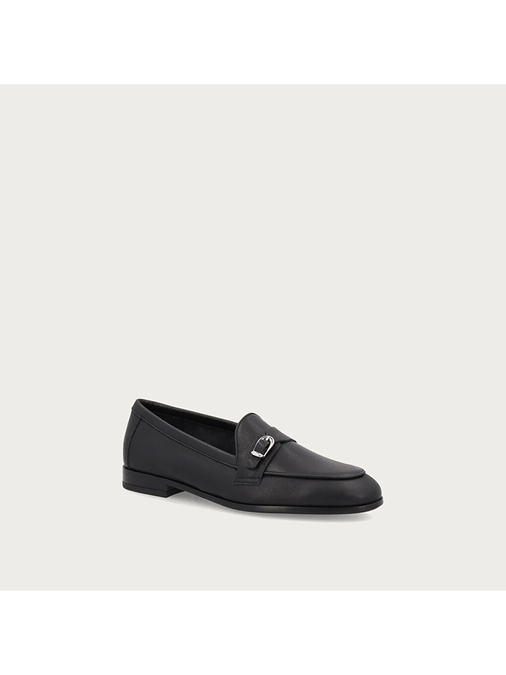 Siyah Kadın Klasik Ayakkabı 94M5 MOUSSE LEATHER LOAFERS-1