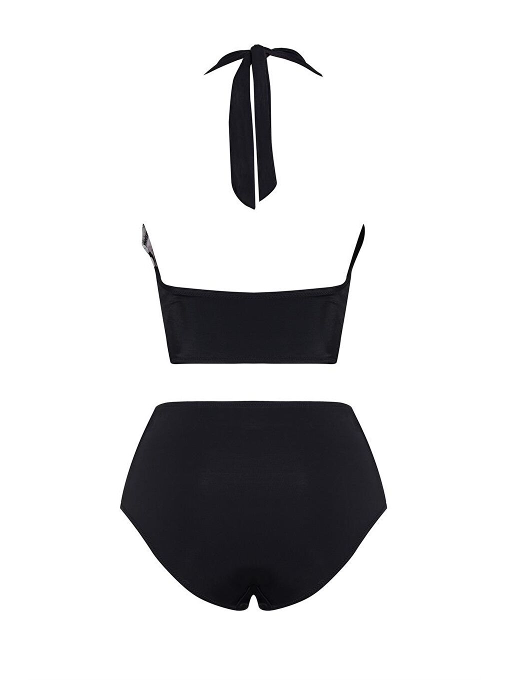 SAILOR moda Siyah Çapraz Bikini Takım - 1