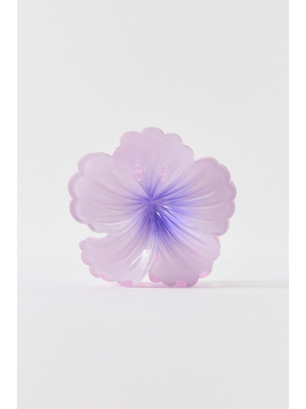 Lila Tropik Hibiskus Çilek Mandal Toka-4