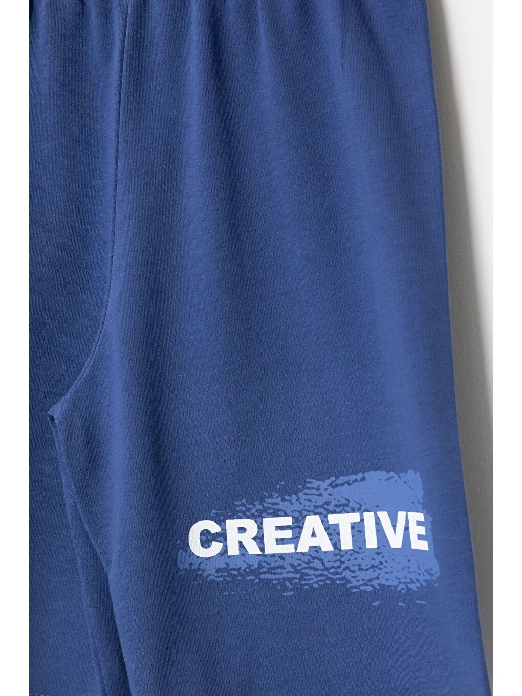 Mavi Creative Yazılı Desenli Tişörtlü Erkek Çocuk Şortlu Takım 23791-4