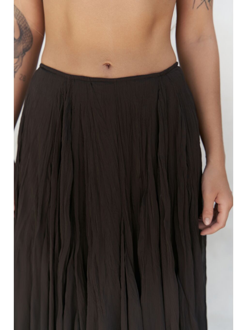 Kahverengi Assa Pileli Kahve Etek-3