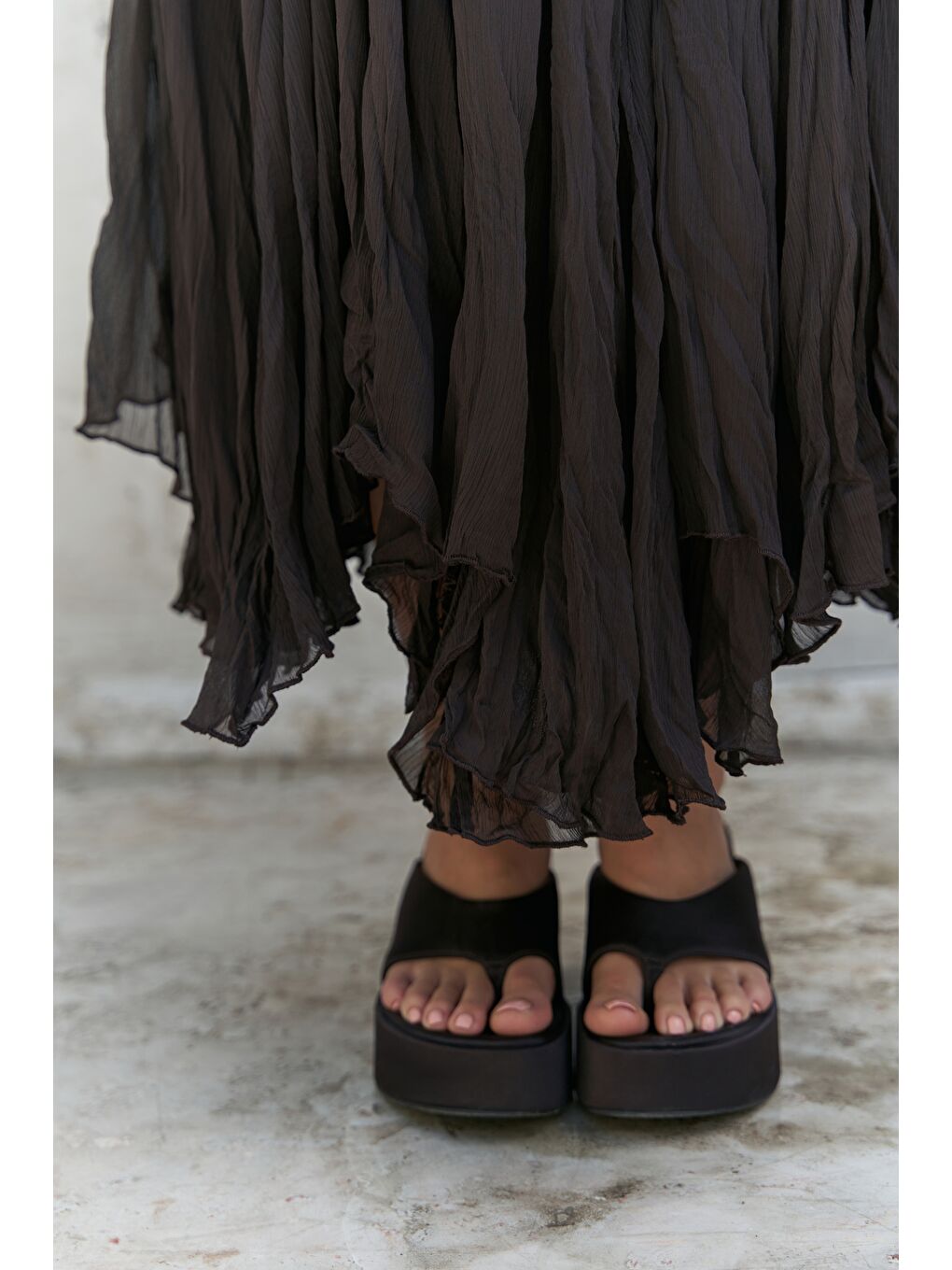 Kahverengi Assa Pileli Kahve Etek-4