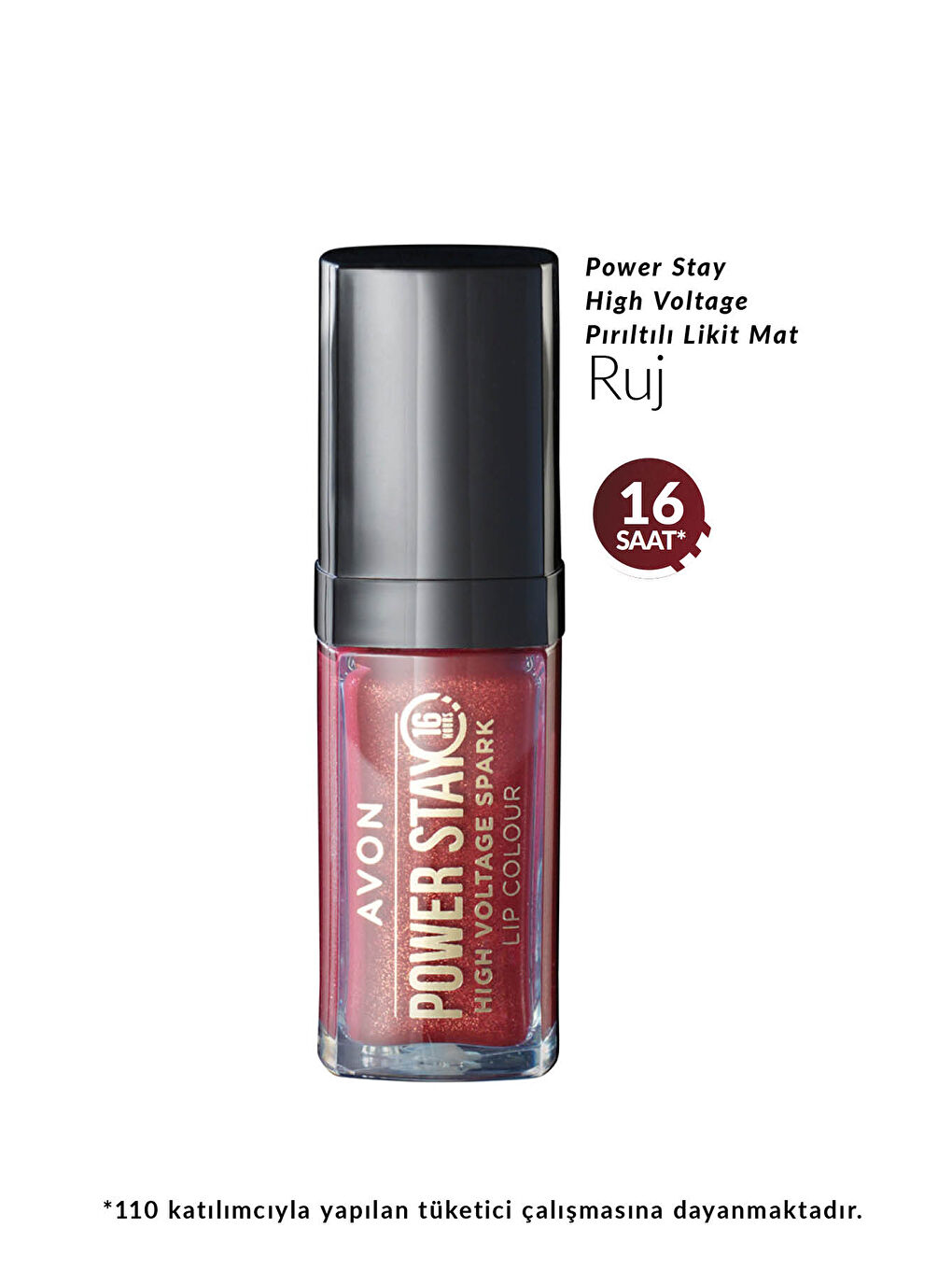 AVON Powerstay High Voltage Spark Likit Ruj Russet Shock - 1